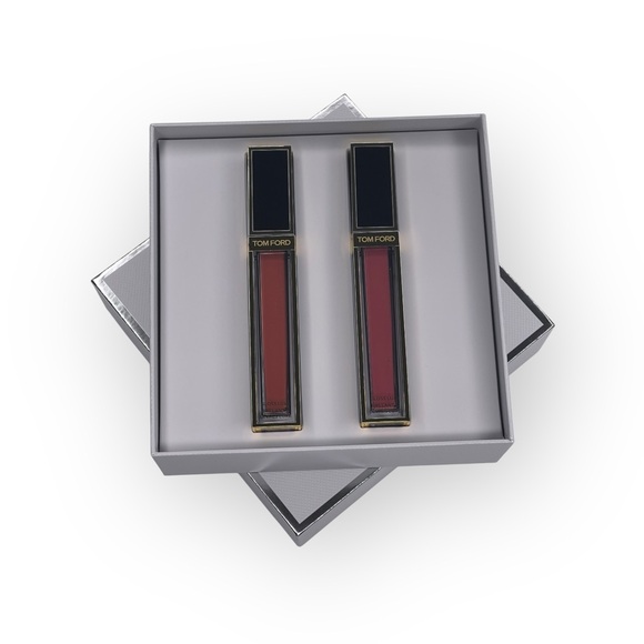 new Tom Ford 𒀮 Gloss Luxe Lip Duo Gift Set 𒀮 08 Inhibition / 22 Sunrise Pink 𒀮 - Picture 7 of 15